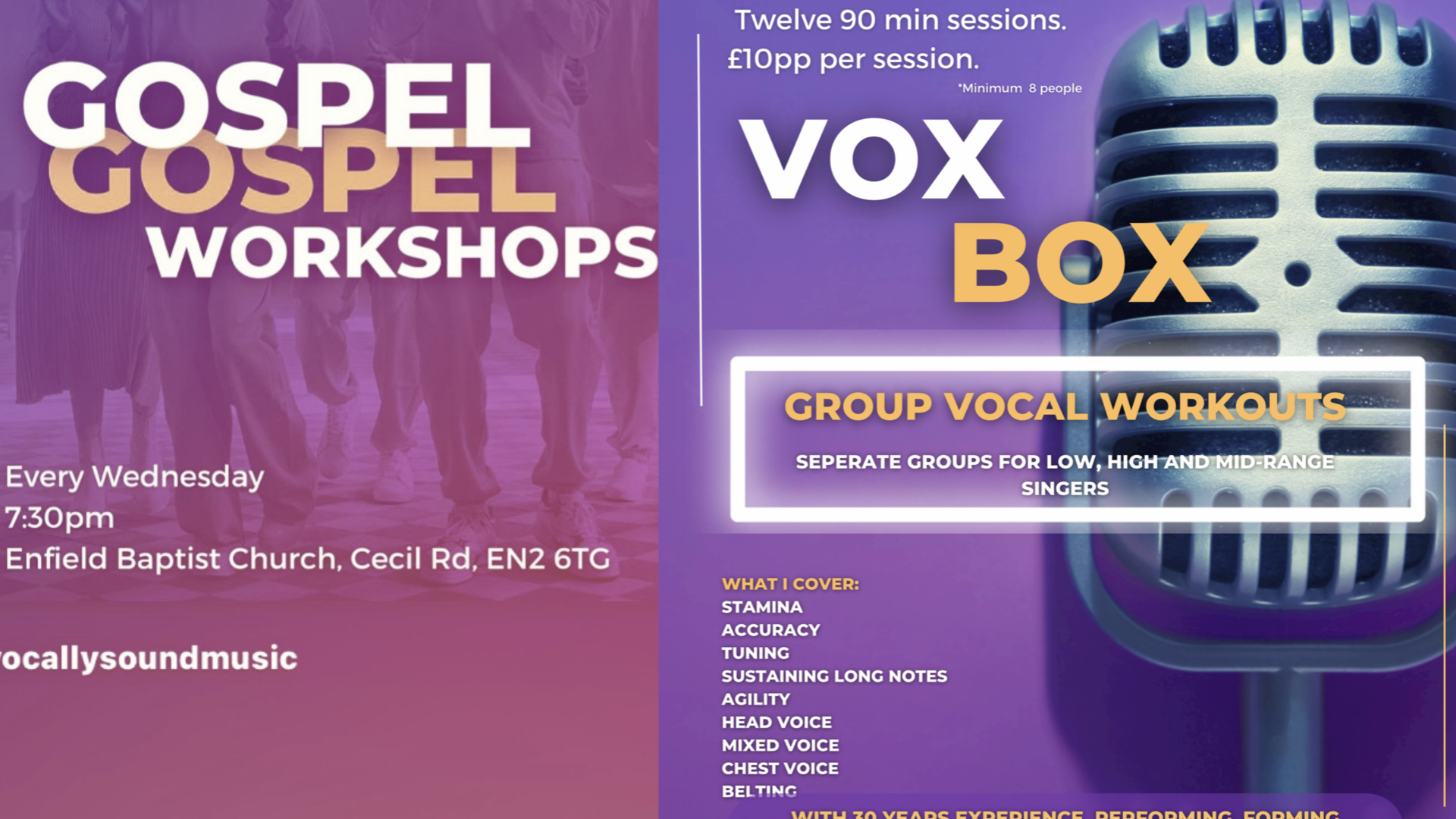 Vocally Sound Workshops